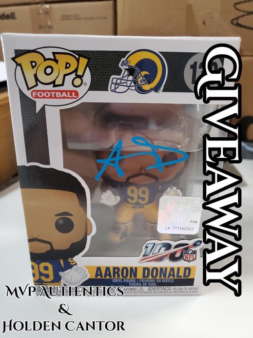 HoldenCantor's tweet photo. ๐จIn honor of some Thursday night football, Iโve partnered with @MVPAuthentics again to do a giveaway! ๐จTo win this @AaronDonald97 signed pop funko here are the rules:
1. Retweet this post
2. Follow @MVPAuthentics
3. Follow @HoldenCantor
4. Put #ADHOF under this post https://t.co/vT8leZAVxW