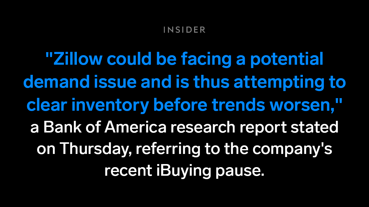 People are worried about Zillow. 5 homes it purchased and is now