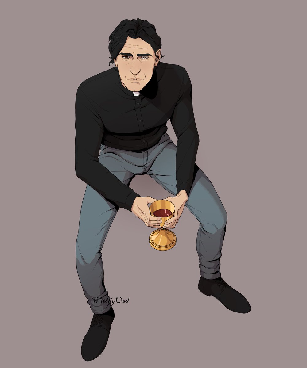 Unholy communion 
#midnightmass #hamishlinklater #ArtistOnTwitter