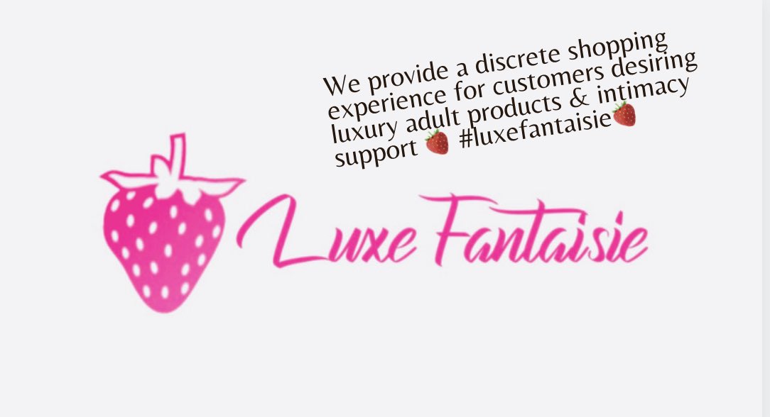 luxefantaisie's tweet image. #intimacysupport Did you know that #intimacysupport is achieved in higher rates with #adultproducts #itstrue shop our website for your #intimacyneeds today 🍓
