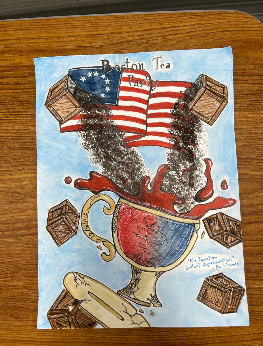 SAMontgomery82's tweet photo. 8th grade student’s #americanrevolution projects are being judged to figure out who’s project impresses the best! All these projects are excellent but only one can be this year’s winner! @SJHCats #createandlearn https://t.co/L3El0V9gEI