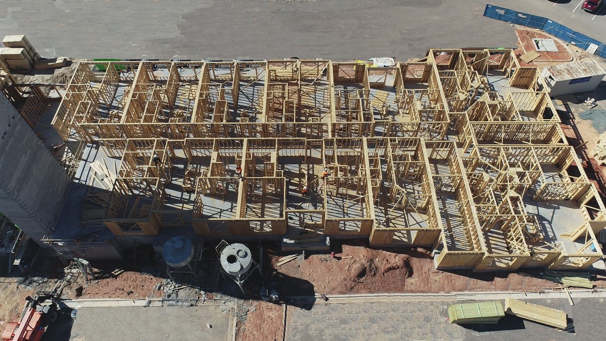 CEI79143422's tweet photo. Framing is well underway on the clubhouse and first of two 4-story buildings at Glenwood Avenue development. When completed, CEI will deliver 248 units of luxury living in Raleigh, North Carolina.
.
.
.
#teamCEI #multifamilyconstruction #Carolinabuilders https://t.co/vT92G4OrPl