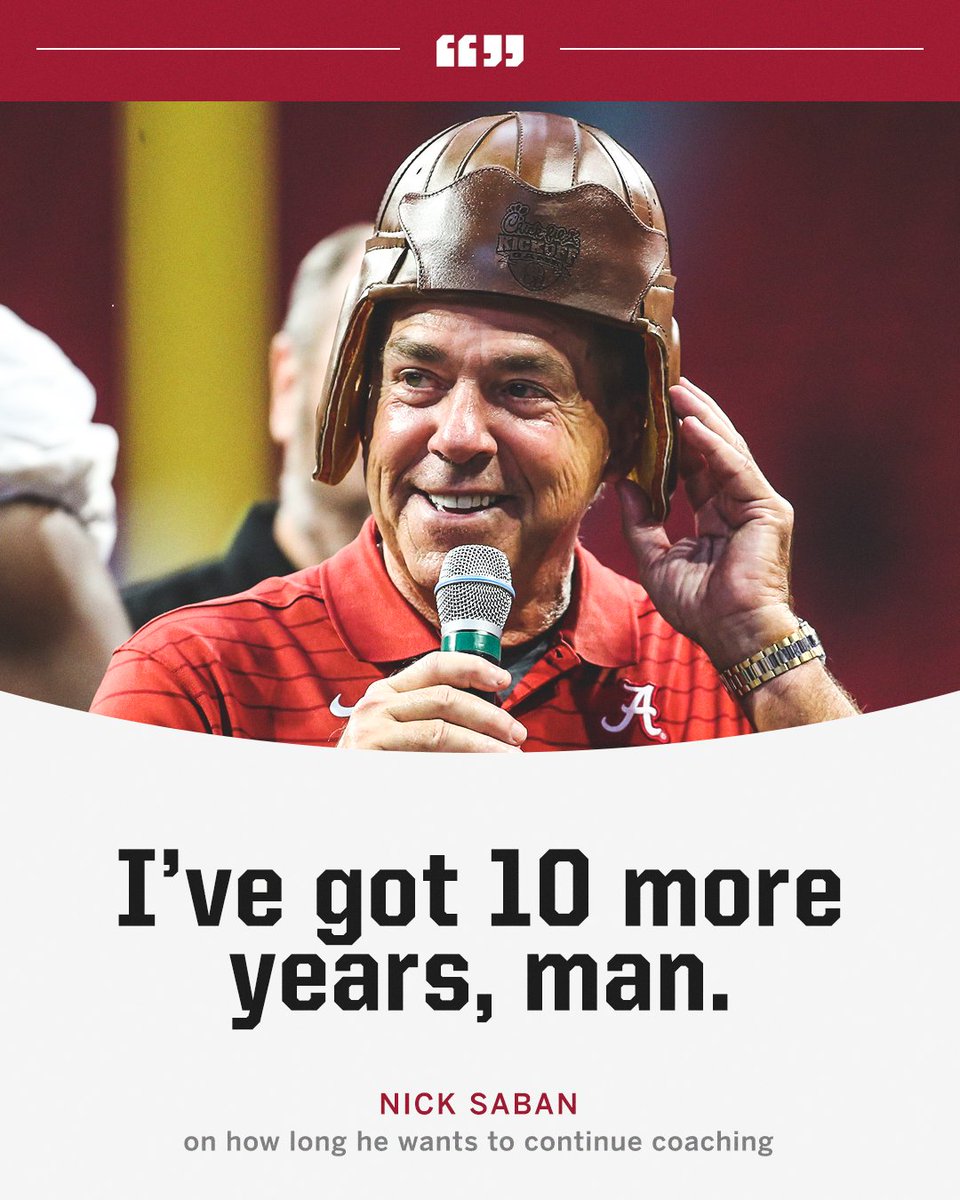 SECNetwork's tweet photo. 10 more years. https://t.co/b9zMuzygj1