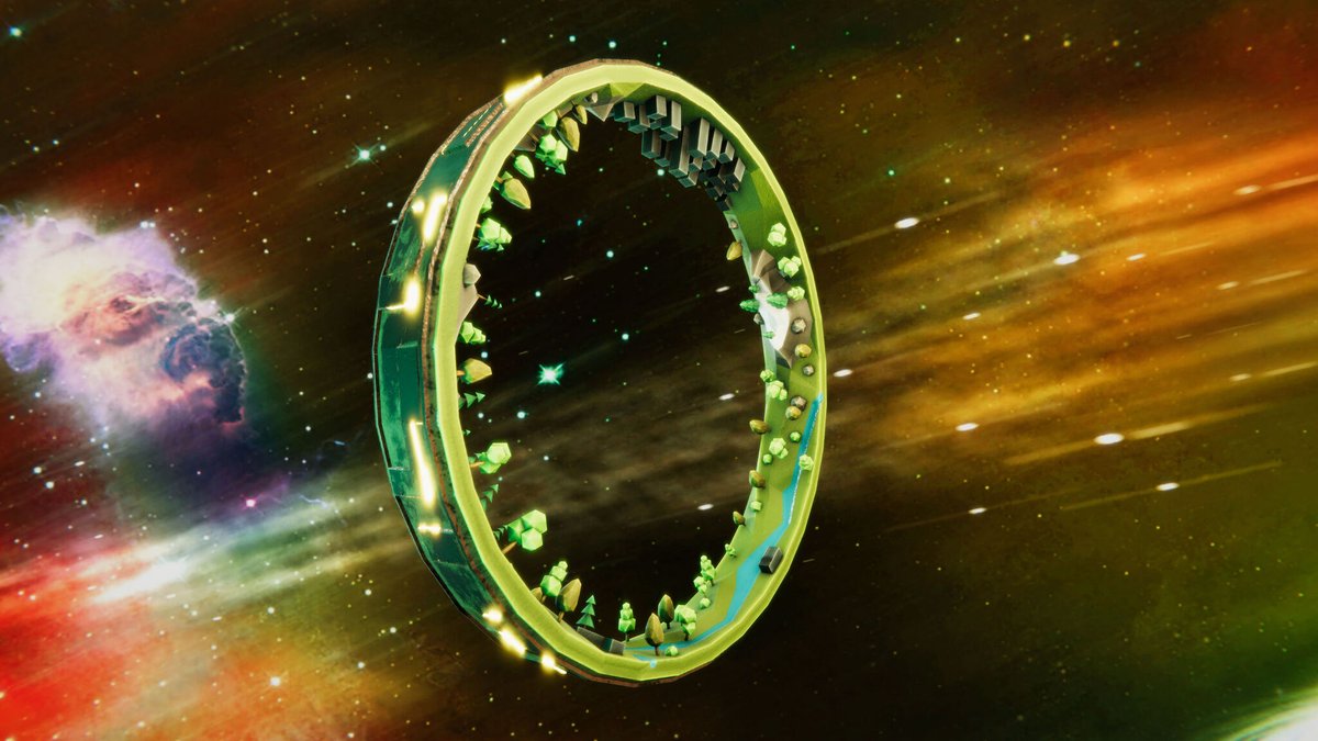gamecredits's tweet photo. They just don't make worlds like they used to, do they? 
It's still technically round... ⭕️

What would you call it? 💭
#GENESIS #GenesisMetaverse #GAME https://t.co/1JxtrSdVGk