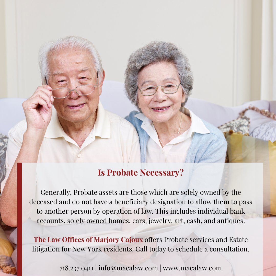 macalawbk's tweet image. At The Law Offices of Marjory Cajoux, our team is experienced in #ProbateAdministration from start to finish. Contact us today and we will gladly assist you in the Probate process. 

#macalaw #macalawbk #estateplanningattorney #estateplanning #estateplan #probate