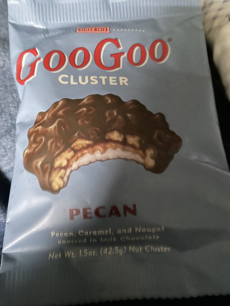 They’ve been making these in Nashville since 1912.  I got pecans instead of peanuts.  😋