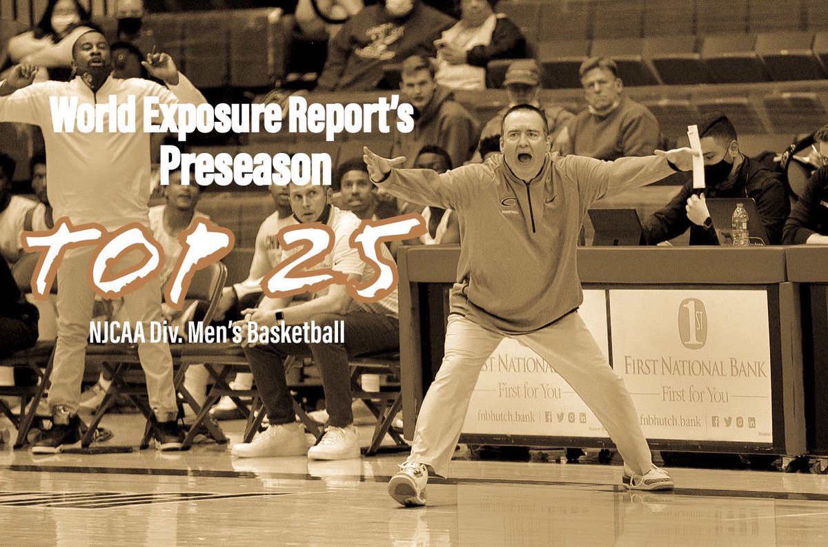 WorldExposureMB's tweet photo. WER NJCAA Men’s Basketball Preseason Top 25!! 

1-25👇🏽
https://t.co/KrdY764KQA https://t.co/X7otpZUkHw