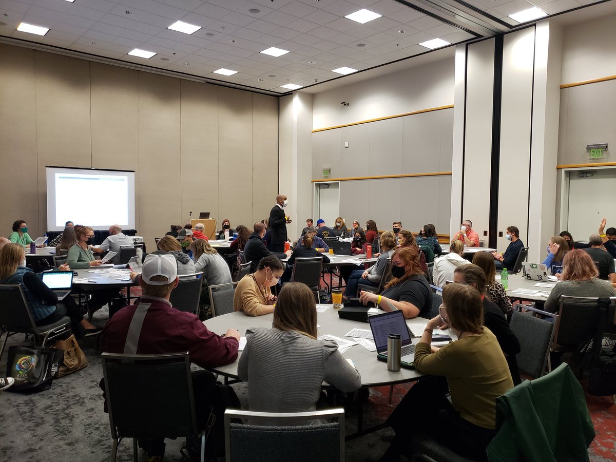 So good to have some in-person learning going on at @NSTA Portland! #NSTA21