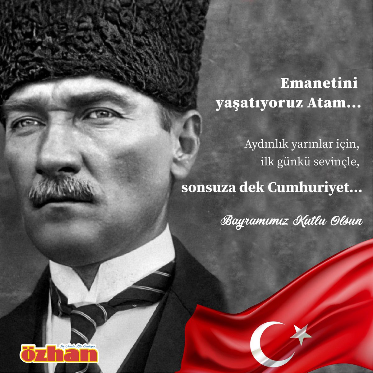 OzhanMarket's tweet photo. Cumhuriyet Bayramımız Kutlu Olsun #bursa #bursanınmarketi #özhanmarket #29EkimCumhiyetBayramı https://t.co/KHpXzuLNCK