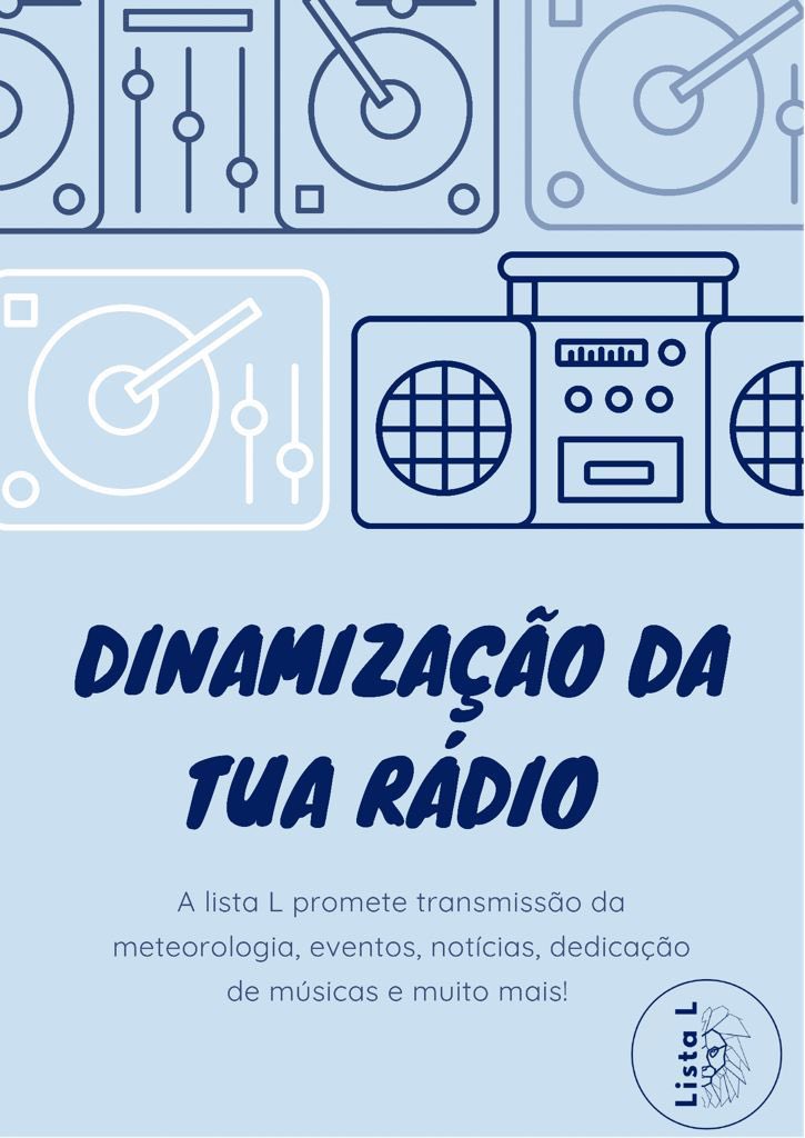 Vota L e traz dinâmica à tua rádio! 💙🦁