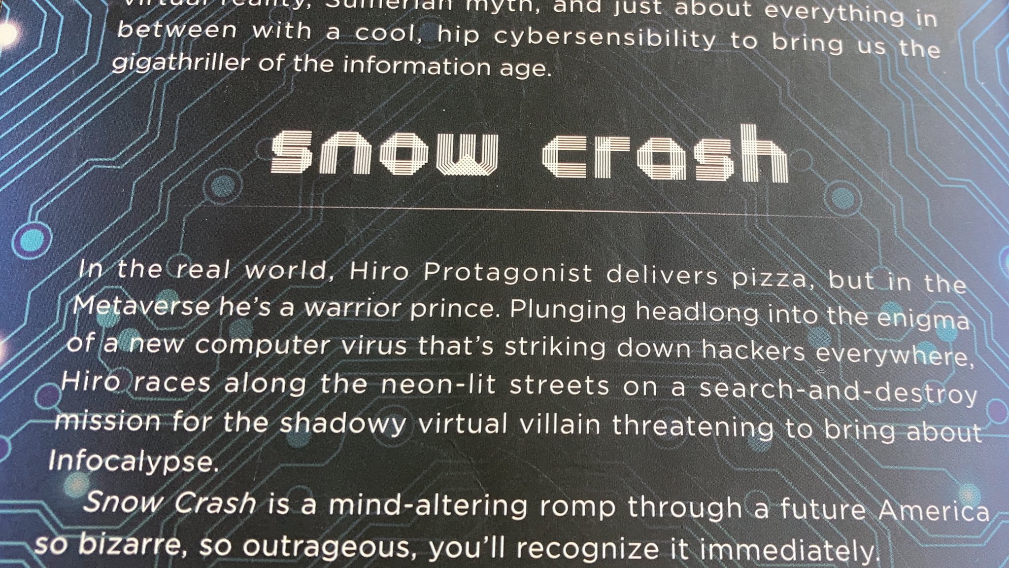 What Is 'Snow Crash'? Twitter Compares Facebook's 'Metaverse' Announcement to '90s Novel