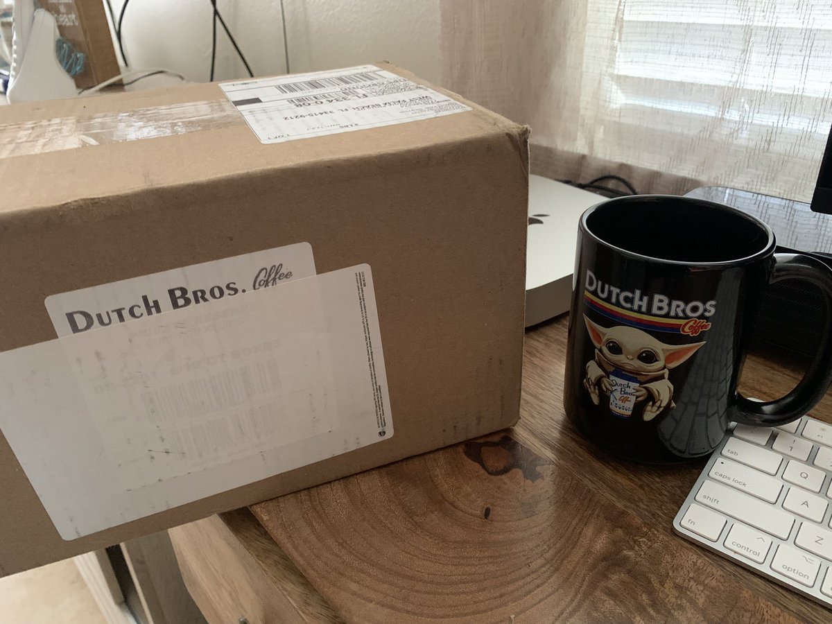 luisolivo's tweet photo. @DutchBros I live in Florida so I get mine delivered! 😁 Thanks @DutchBros https://t.co/cMeDhAG19f