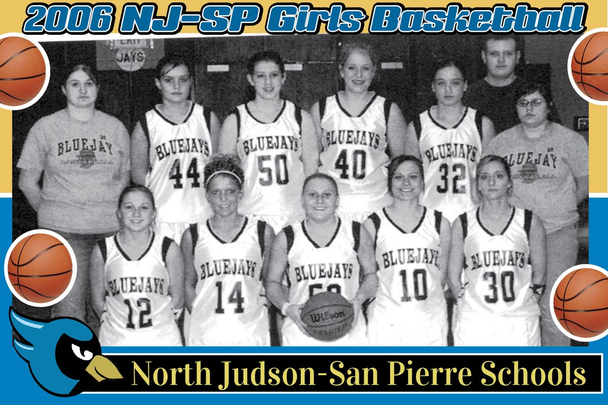 BlueJayTweets1's tweet photo. #njspwaybackwednesday: 2006 NJ-SP Girls Basketball Team: Row1: J. Anderson, C. Trusty, K. Bolen, W. Trusty, K. Jain. Row2: Mgr. S. Stoll, M. Howard, A. Deriickson, L. Howard, C. Howard, Mgr., M. Stanojevic, Mgr. H. Lapacek https://t.co/DaWGW5oDeD