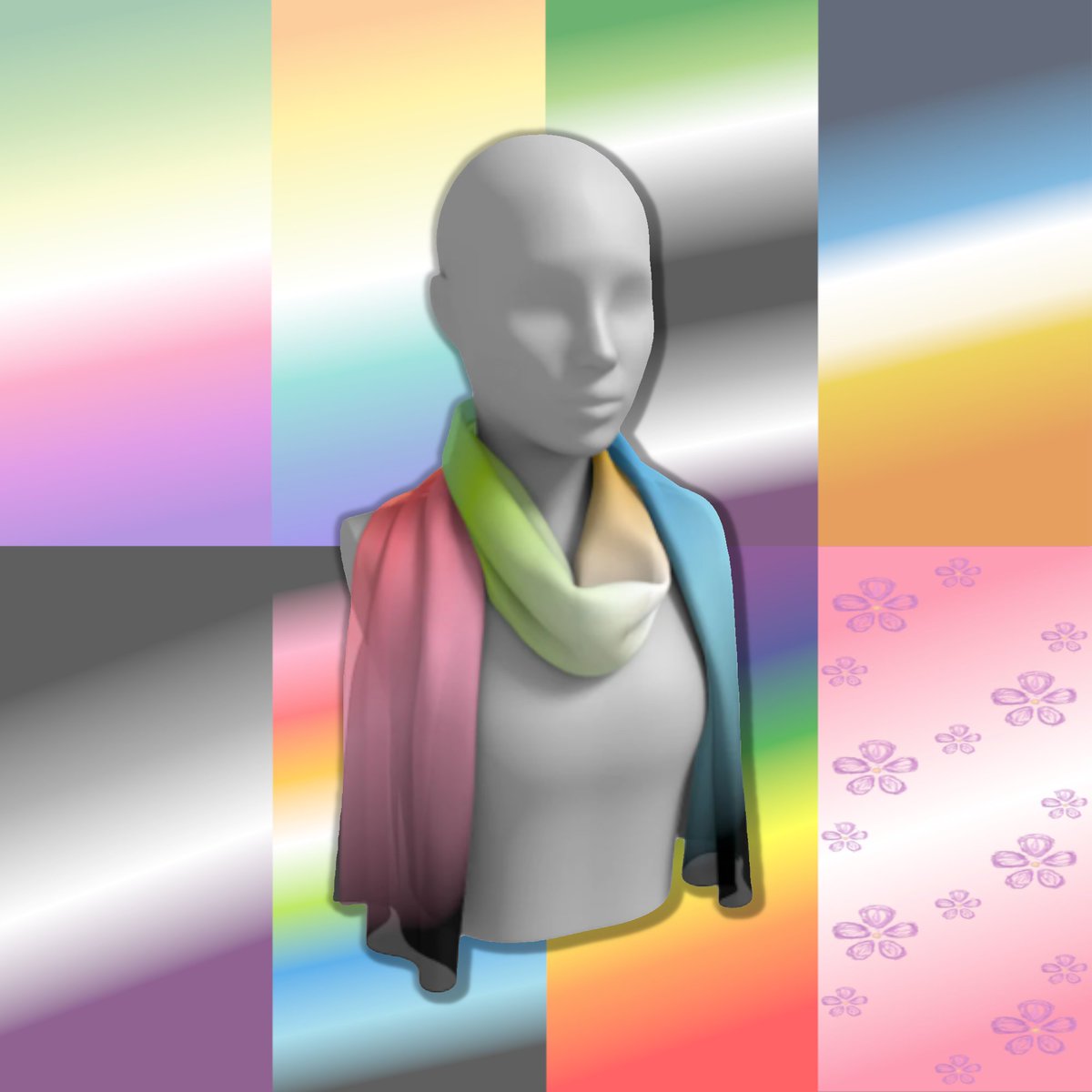 A while ago I wanted to offer scarves, but the available products weren't good enough. Now that I've partnered with @ArtofWhereTeam I can offer soft, draping scarves for any identity. I can't wait for mine to get here!

#queerartist #queerbusiness #pridescarves #LGBTQ #queergifts
