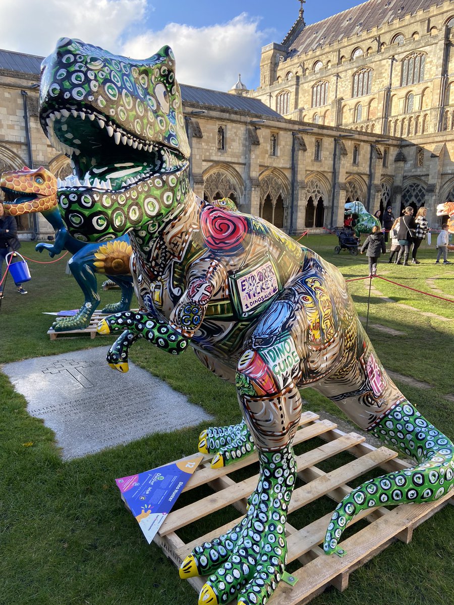 Dino Hunting has gone well this week! 🔭I found all my #gogodiscover dino pals @Nrw_Cathedral with #DippyOnTour !! 🦖🦖🦖🦖🦖🦖🦖🦖🦖🦖🦖🦖🦖🦖🦖🦖🦖🦖🦖🦖🦖🦕#norwich @break_charity @GoGoDiscover22 ❤️❤️❤️❤️