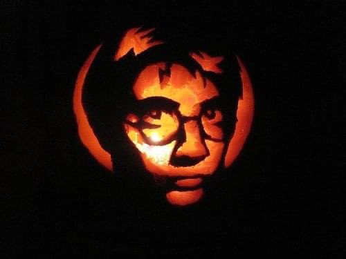 tuddle's tweet photo. This came up on my Facebook memories but I once carved Harry Potter into a pumpkin for #halloween https://t.co/vVqXP4wT3U