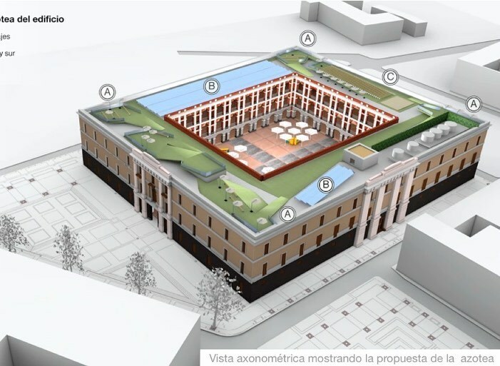DesdeArribaPR's tweet photo. Imagen del modelo 3D que preparamos para una presentación para convertir al Edificio del Cuartel de Ballajá en un centro cultural. 11 años después, tomé la foto aérea del edificio desde el mismo ángulo, inadvertidamente. (en Cuartel de Ballajá)

… https://t.co/CBwfw5GnRo https://t.co/3umKYs57er