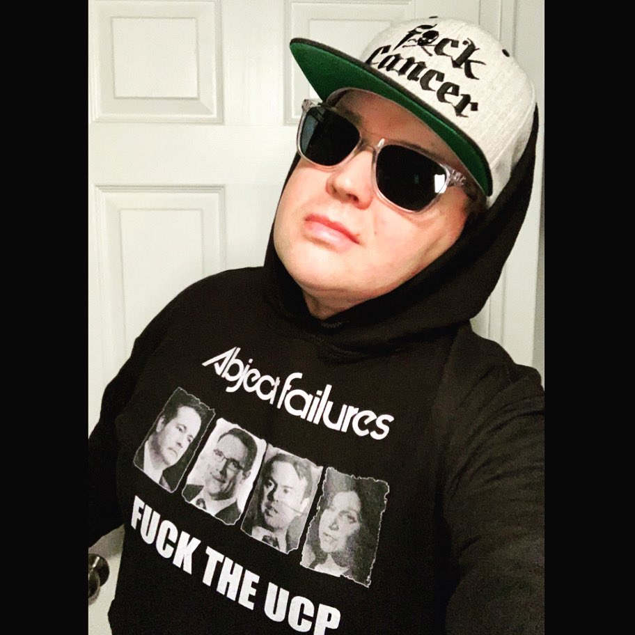 BroThorn's tweet photo. Special thanks to @FailuresAbject for the rad tunes and best band merch! ๐ค๐ป#AbjectFailures #FuckTheUCP #ResignKenney #NeverVoteConservative https://t.co/EVUp9cqhvw