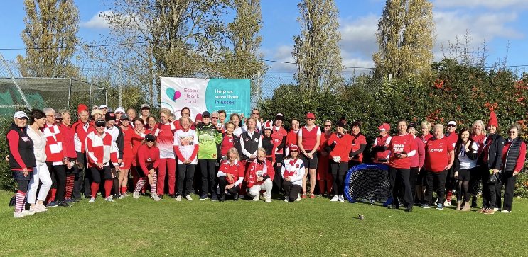 Lady Captains Drive In today and she’s a big <a href="/leytonorientfc/">Leyton Orient FC</a> #lofc fan. Never thought I’d see the day where 50 odd ladies stand on the first tee in orient shirts. Good luck for the year ahead Elaine