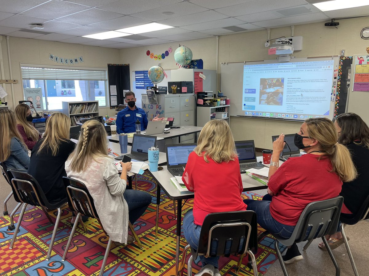 CarrilloElemen1's tweet photo. Love that our teachers continue seeking opportunities to amplify their skills as the lead learner in the classroom! Thank you @ReadyMath for a great PD! https://t.co/CypkqXmn90