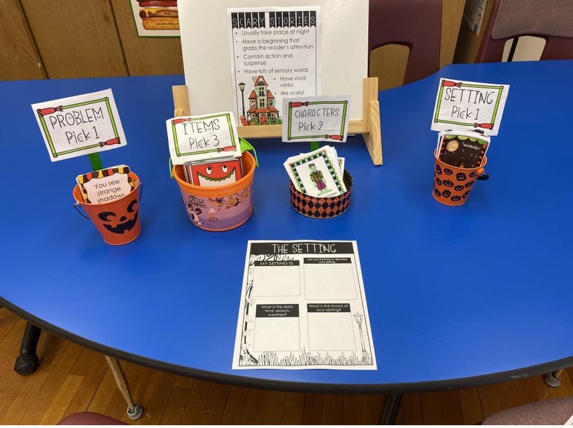 MrsTFort's tweet photo. Our amazing 2nd grade authors sharing their Spooky Stories! 👻🧛‍♀️ #learningisfun @WanamassaElem https://t.co/rTUzdaDZns