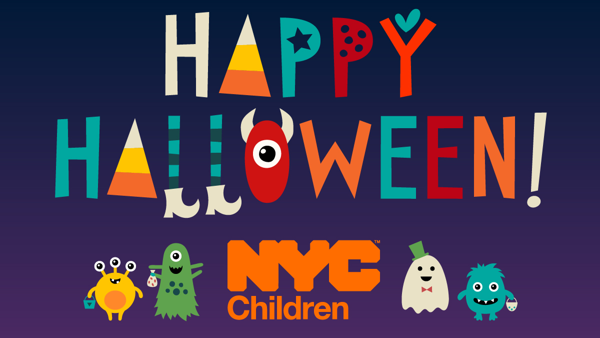 ACSNYC's tweet photo. Happy Halloween! @ACSNYC and @RedCrossNy are sharing tips to help make sure children and youth stay safe. Make sure trick-or-treaters can see and be seen. And children should never trick or treat alone. Learn more tips here: https://t.co/0rzjdNxfO0 https://t.co/vFhYG8ZE0q