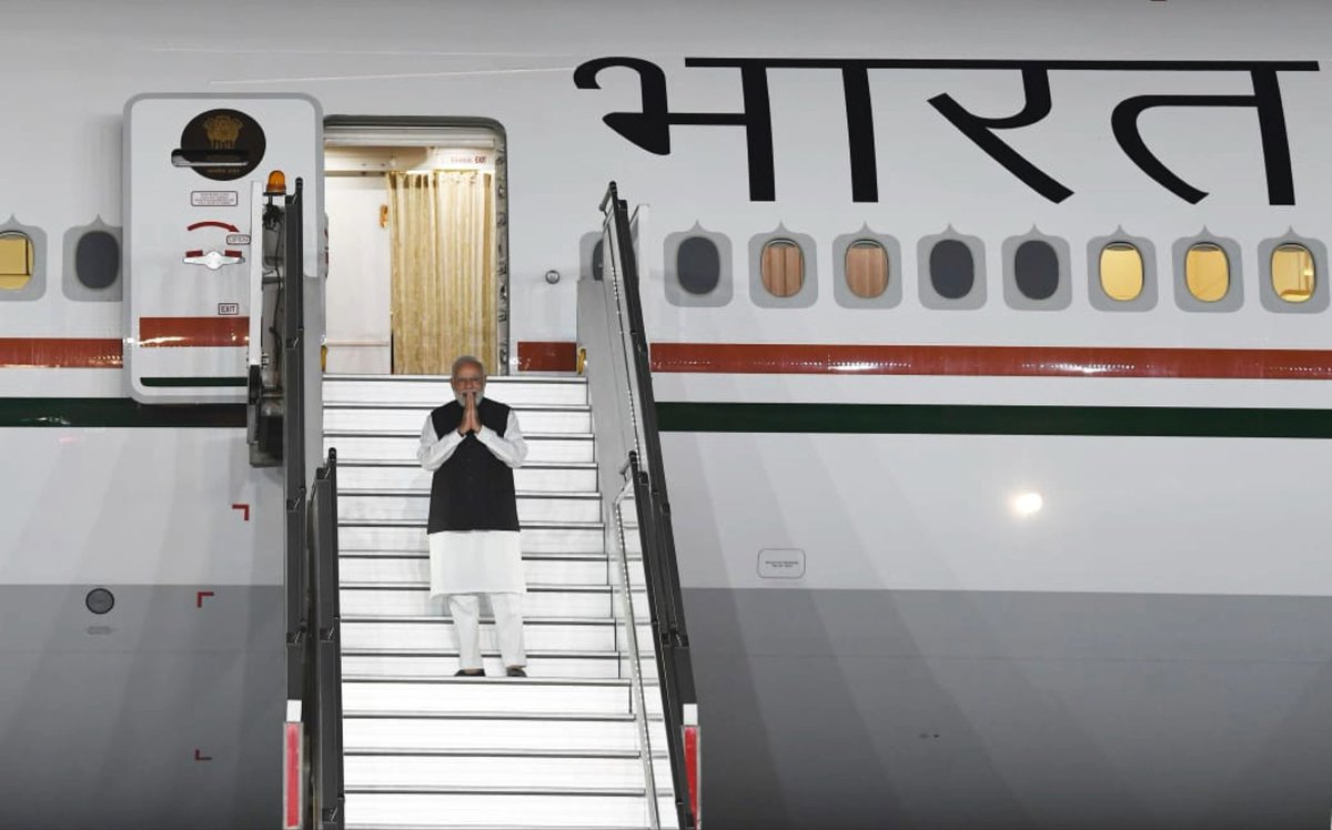 PM @narendramodi emplanes for Rome, where he will attend the @g20org Summit.