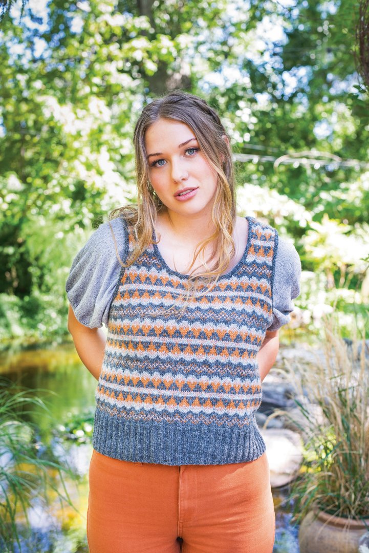 pompommag's tweet photo. Pictured here is Willapund, the vest from Gudrun’s new collection! ✨ The Shetland Trader, Book Three: Heritage is available to order here: https://t.co/uEsKKjucJz
#PomPomPress #KnittingTwitter https://t.co/JHItISCbxV