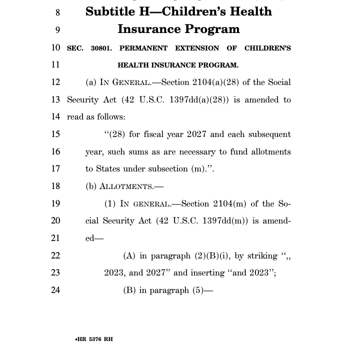 BruceLesley's tweet photo. I have worked on the Children's Health Insurance Program (CHIP) since its creation in 1997, and we have been pushing to make it permanent for years!

Thanks to @RepBarragan @FrankPallone @RonWyden @SenSherrodBrown @SenBobCasey for protecting the health coverage of 10M kids!!! https://t.co/mRV3whqGsY