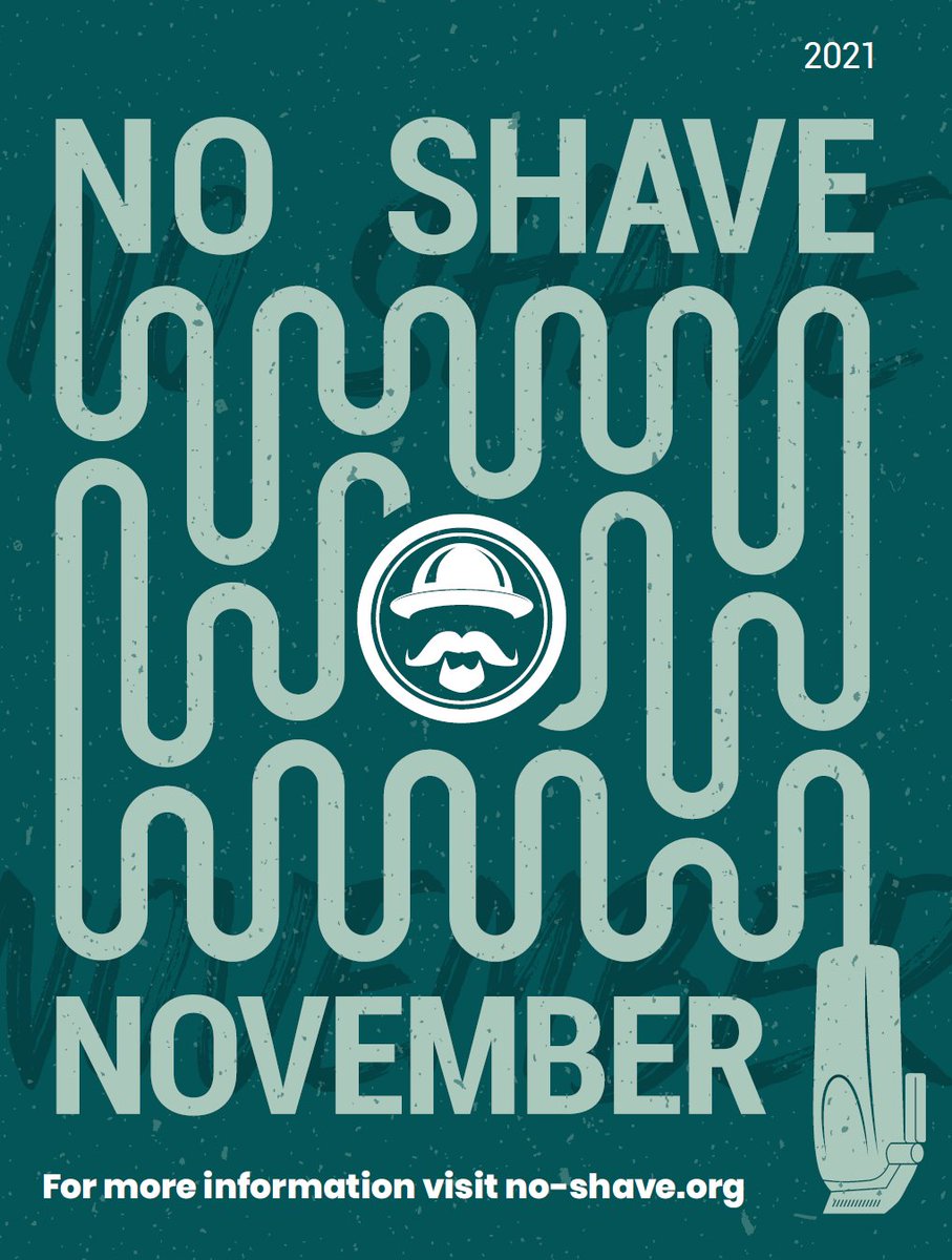 It's almost November. We all know what that means... Holiday sales? Nooo... 🧔 #noshave