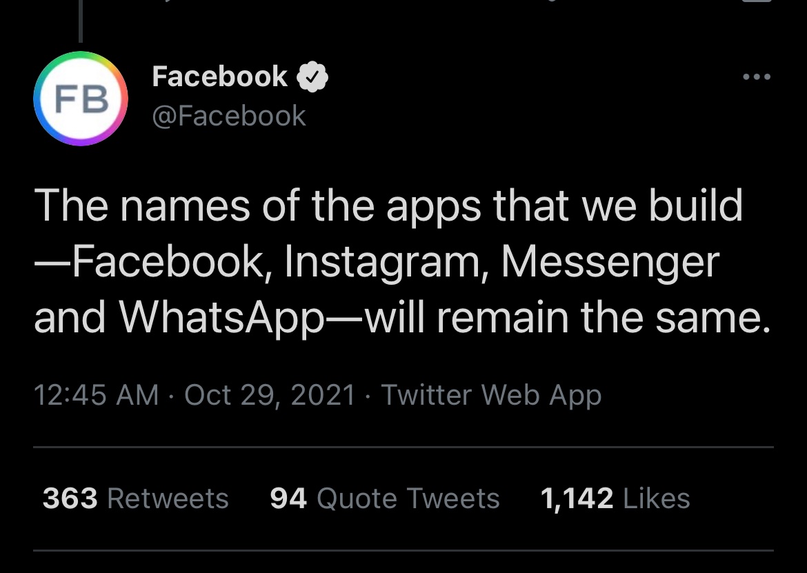 #Meta #Facebook