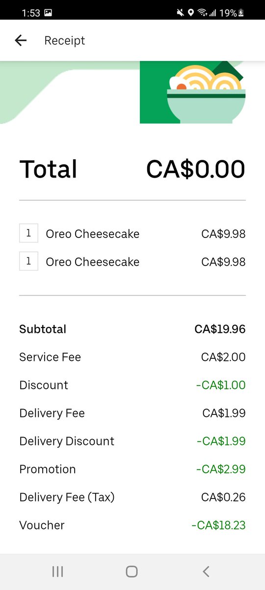 vrajshah229's tweet photo. @Uber_Support @UberEats I placed several orders. The voucher was successful applied and after delivering I was charged for it? No help from uber support in the app. This all are unauthorized and unapproved charges and Transcations on my credit card. I will report it yo my bank. https://t.co/A458in27PI
