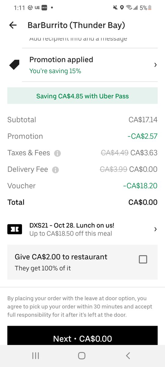 vrajshah229's tweet photo. @Uber_Support @UberEats I placed several orders. The voucher was successful applied and after delivering I was charged for it? No help from uber support in the app. This all are unauthorized and unapproved charges and Transcations on my credit card. I will report it yo my bank. https://t.co/A458in27PI