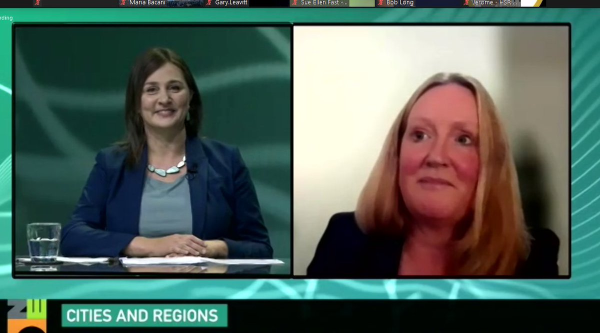 MetroVancouver's tweet photo. #ZWC21 Cities and Regions welcomes Joanna Williams, Director of @CircularCities. #CircularDevelopment is the process which implements circular systems, activities and infrastructure in cities, through 3 key actions:
1.Looping
2.Ecological regeneration
3.Adaptation https://t.co/FopUtUKViP