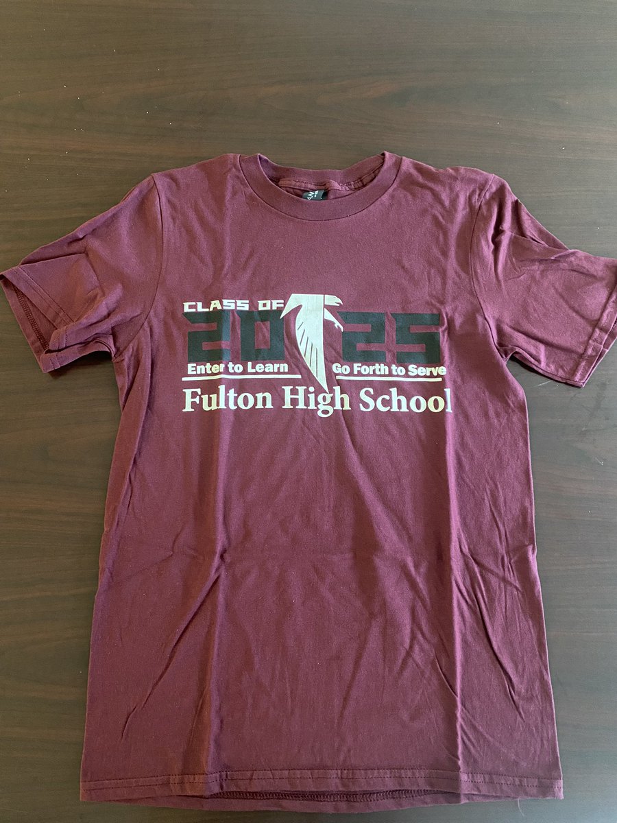 FultonHS2025's tweet photo. Stop by the Merlin office to purchase your Class of 2025 gear! https://t.co/POkRledvRM
