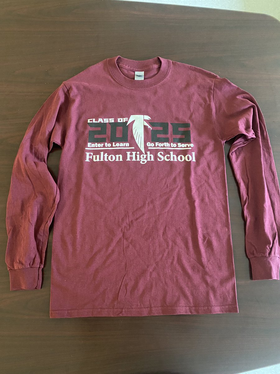 FultonHS2025's tweet photo. Stop by the Merlin office to purchase your Class of 2025 gear! https://t.co/POkRledvRM