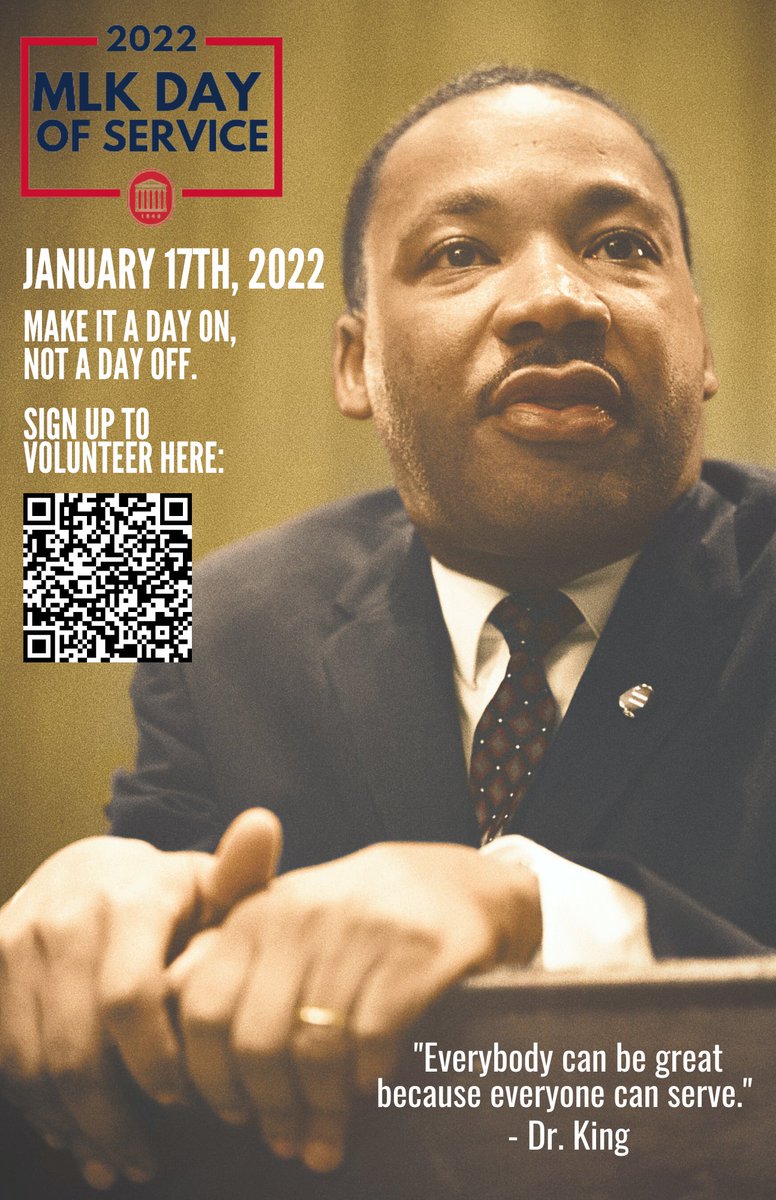 UM_CCE's tweet photo. Register now for MLK Day of service! Follow the link in our bio 😇 https://t.co/HhH7fCkAmt