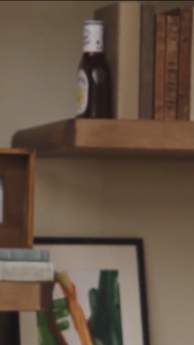 Can we just talk about the bottle of barbecue sauce please