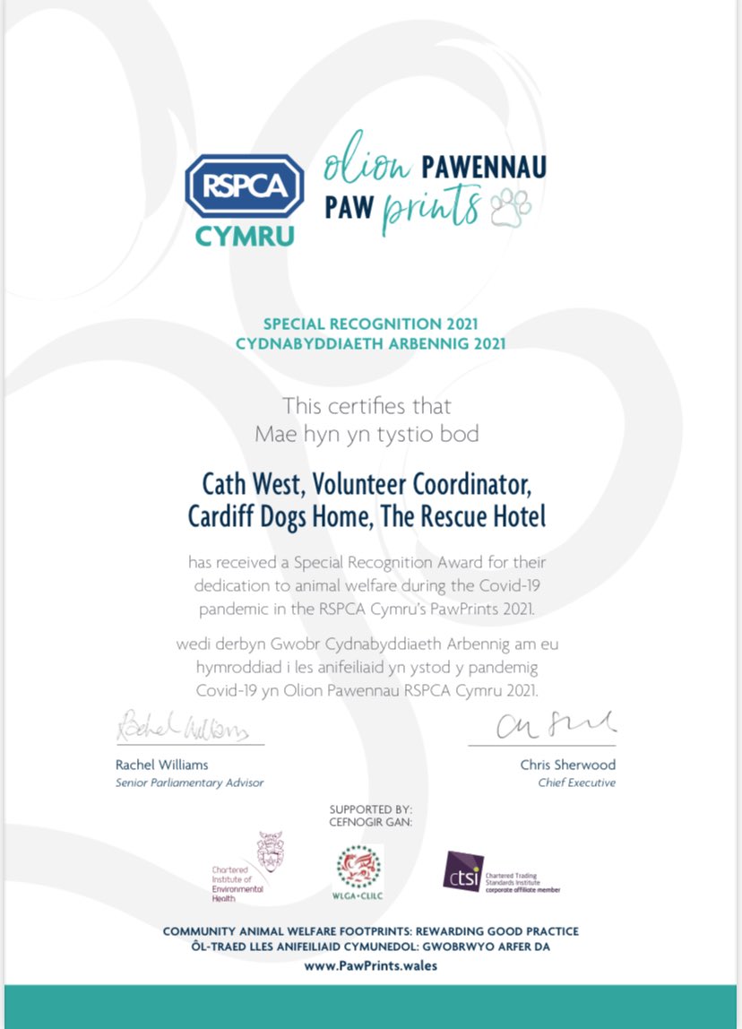 Cardiff Dogs Home, The Rescue Hotel tweet media