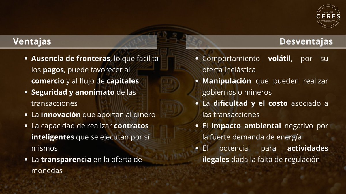 🪙El uso de #criptomonedas está cada vez más extendido en Uruguay y en el  mundo. Sus características y la ausencia de marcos regulatorios implican  ventajas y desventajas para los usuarios: