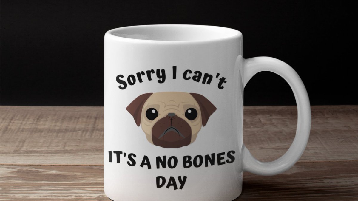 LuceeRoseDesign's tweet photo. Sorry I Can't, It's a No Bones Day Mug Out Now!!

https://t.co/YO1rAO3u8F

#coffee #coffeemug #nope #bonesday #nobonesday #noodle #noodlethepug #tiktok #tiktoktrend #tiktokdance #goodvibes #motivation #greatday #goodday #etsy #giftforher #giftforhim #birthday #christmas https://t.co/9Co357Z1ok