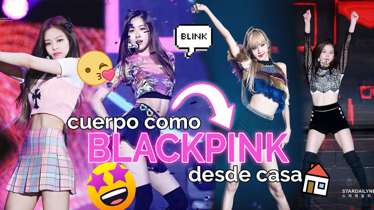 kpop_en_esp's tweet photo. 📢EL MOMENTO LLEGÓ! es hora de ponerse en forma. En este vídeo te comparto los ejercicios que BLACKPINK hace para tener un cuerpo perfecto  y que TÚ también puedes hacer en tu casa! 👉https://t.co/wmdBCBL8Mk https://t.co/qOJBMYsiQo