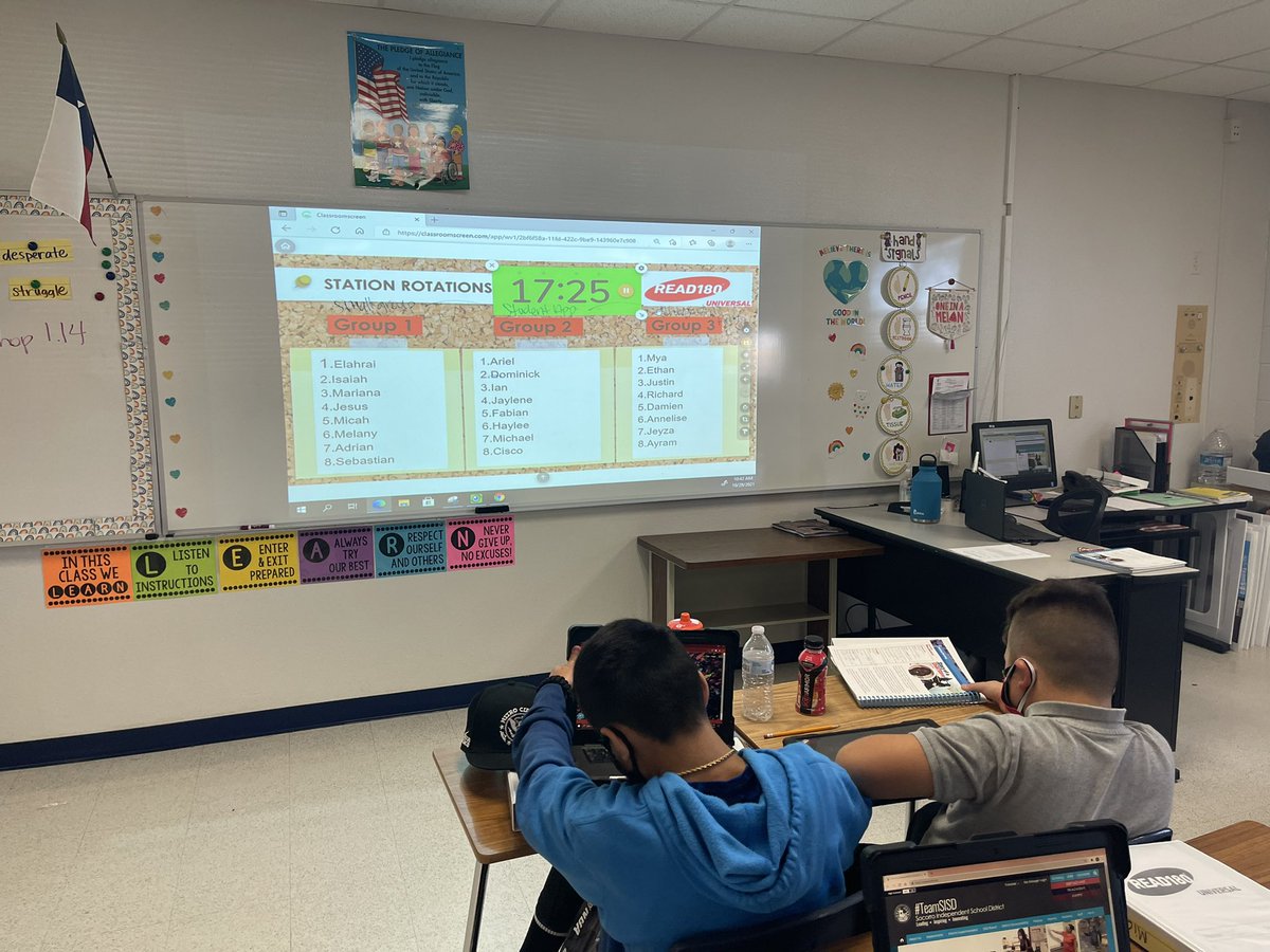 MTapia_CI's tweet photo. Amazing things happening at Clarke during Read 180 coaching visits!! Great job in implementing many things you have learned in trainings @Hi_Miss_G @JAtkins_CMS @RPasillas_CMS Your hard work and dedication is evident! 📖 ✍️ #TeamSISD #SISDSpecEd https://t.co/zhP09XAoAE