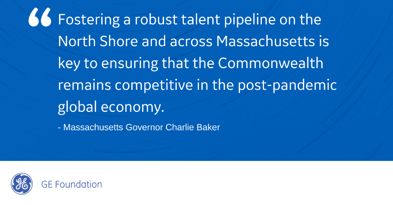 GE_Foundation's tweet photo. Our work to create more opportunity in advanced manufacturing continues.
Proud to partner with @MassGovernor & @MassLtGov to extend funding of #AMTEP, continuing the program at @EssexNorthShore & Gloucester High School & bring a new facility to Lynn Tech.
Read more: