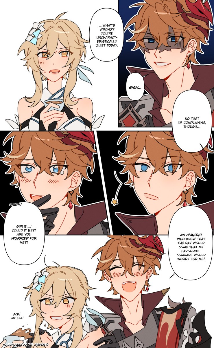 on the topic of lumine (1/2) #genshinimpact 