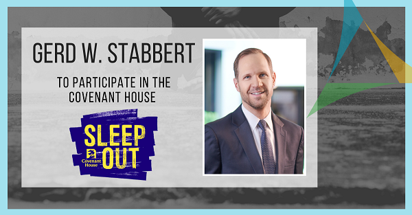 BresslerLaw's tweet photo. Next month (11/18), #Bressler’s Gerd Stabbert will participate in a “Sleep Out” in Newark, NJ, to raise funds and awareness for Covenant House, an organization that provides shelter, safety and support for nearly 2,000 children experiencing homelessness each night across the U.S. https://t.co/caS1q0fGyL