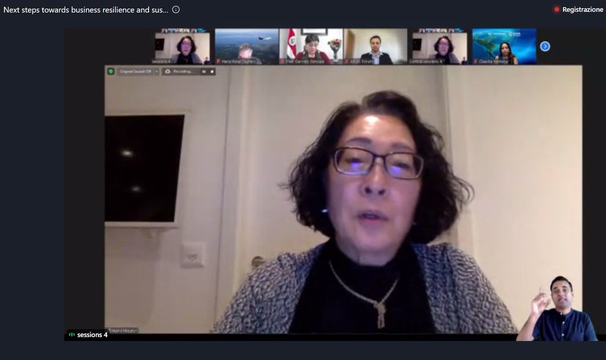UNDRR_Americas's tweet photo. 🗨️"The private sector is a central source for the implementation of the Sendai Framework."

Interventions by Mami Mizutori, @HeadUNDRR during the closing panel Challenges and next steps towards business resilience and sustainability #ForoARISE2021 https://t.co/VWGoqZ8xqT