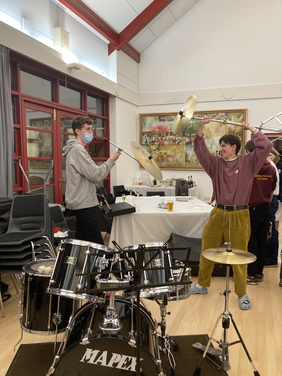 HarvestCUBB's tweet photo. Feature of the week goes to our percussion section! Shout out to Kris for the excellent crocs

If you want to book the band/a small group for your society/event, please email our Concerts Manager at cubb-concerts@srcf.ucam.org https://t.co/yW0ryK1x2W