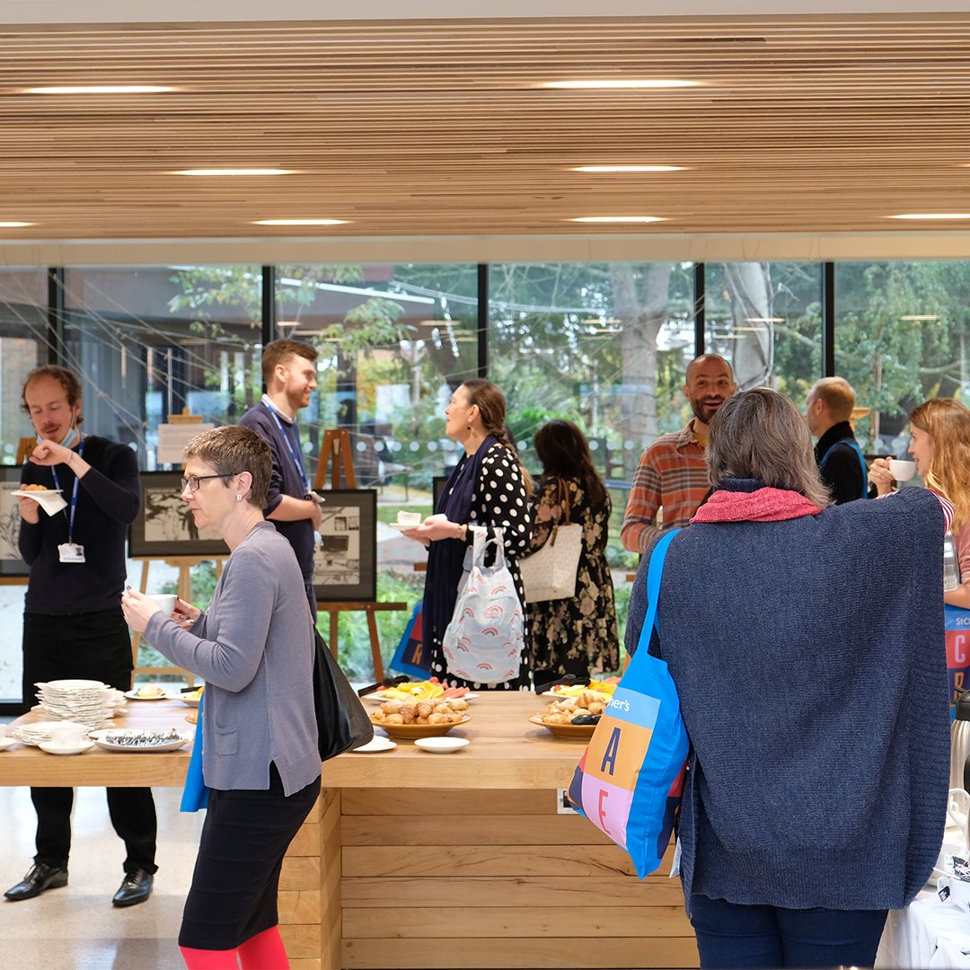 stchCARE's tweet photo. Our #FacingDeathCreatively conference is underway.
Great to see so many people in our new Education space for what promises to be an inspiring day.
#FDC https://t.co/aphjkLfSOt