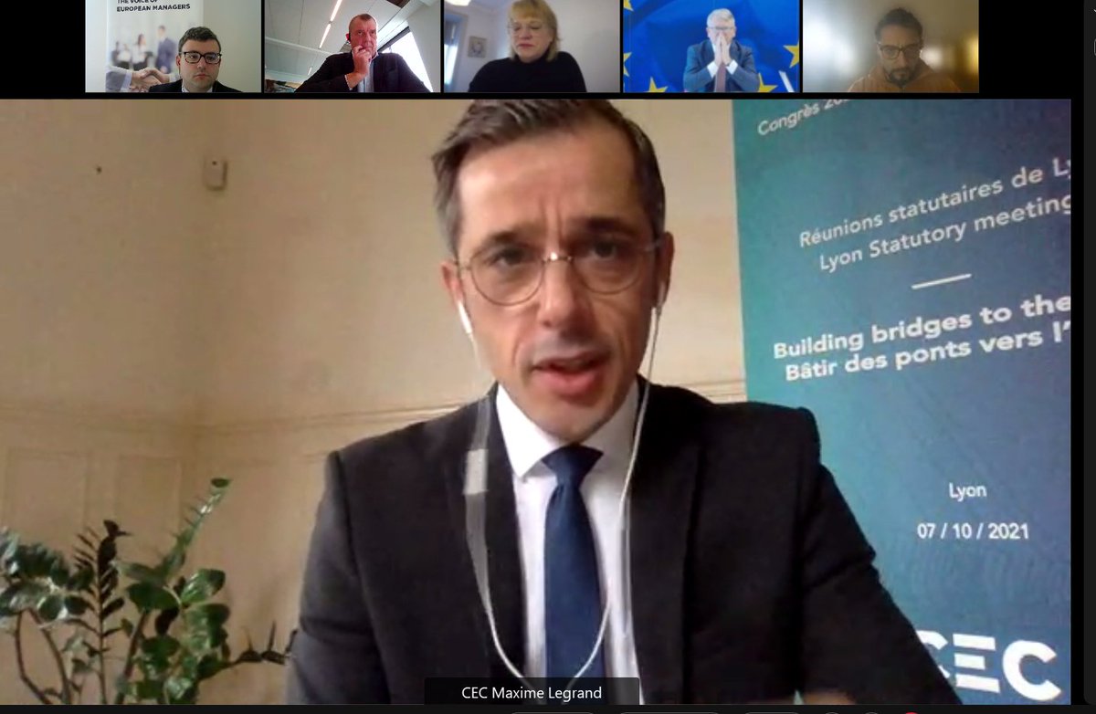 CEC_Managers's tweet photo. Exchanging overtly with @NicolasSchmitEU on current #EUsocial priorities - from gender equality to #telemanagement, from just transition to skills.
#SustainableLeadership is key in these turbulent times and #SocialDialogue a resource. https://t.co/DLngnXaigy